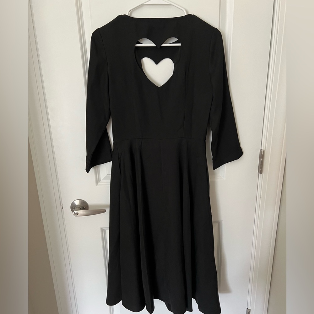 Royal Monk Heart Cutout Dress - Picture 2 of 5